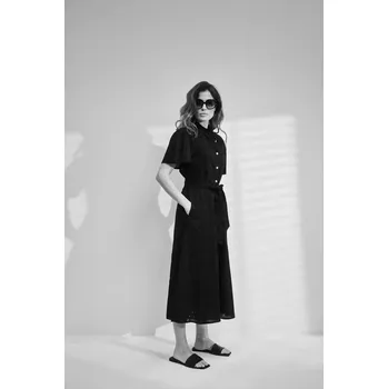 Dámské šaty Dámské letní šaty MOODO - černá Moodo černá | bílá 2833768