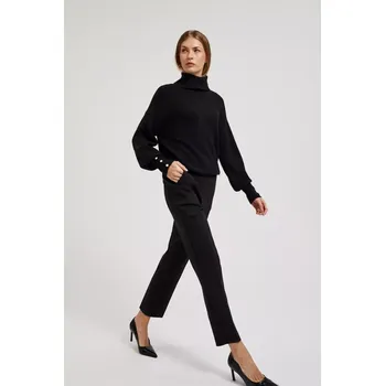 Dámské kalhoty Marisse Women's Trousers Z-Sp-4521 Black Moodo černá 3238866
