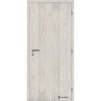 Interiérové dveře DOORNITE Dveře falcové fólie, dub elegant, plné, sklo , dozický zámek Šířka: 90, Orientace: pravá, Výplň: voština