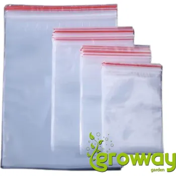 Sáček na potraviny Igelitový uzavíratelný sáček SLIM se zipem - balení 100ks 35x45