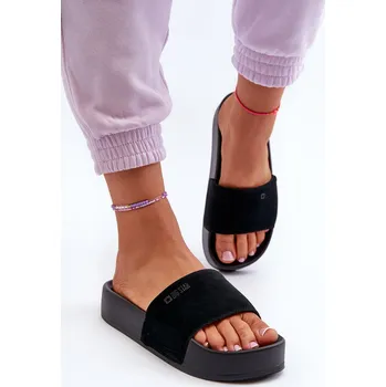 Dámské pantofle Dámské pantofle BIG STAR SHOES BIG STAR SHOES černá 2714677