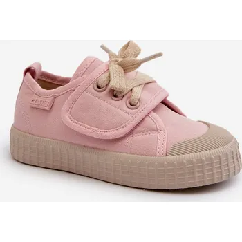Dívčí tenisky BIG STAR SHOES Dětské Tenisky HI-POLY SYSTEM BIG STAR Big Star bílá | růžová 2708249