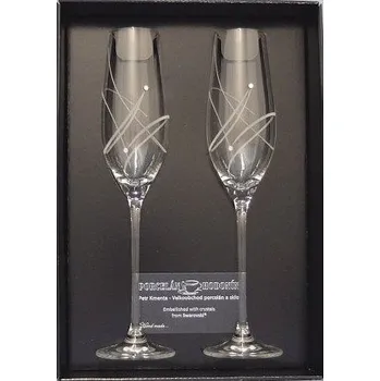 Sklenice Letr Sklenice na sekt Preciosa Celebration 210ml 2ks