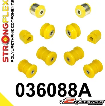 Silentblok nápravy Zadní silentbloky kit Sport 036088A (Zadní polyuretanové tvrdé tuningové lůžko silentbloky kit Sport)