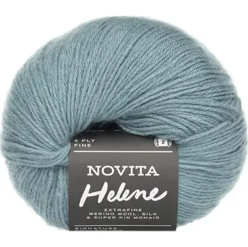 Příze Novita Helene 3021 Aqua (Luxusní hřejivá příze Helene Unschuldig)