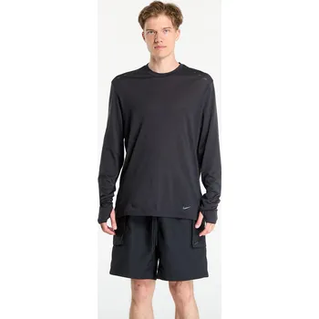 Pánské tričko Tričko Nike Run Wool Men's Dri-FIT ADV Long-Sleeve Running Top Black/ Anthracite M