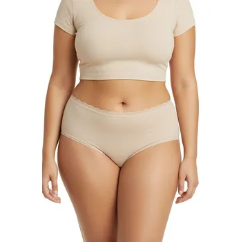 Kalhotky Glara Bavlněné kalhotky s vysokým ozdobným pasem - výhodné balení 3 ks 819854