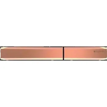 Klozet Geberit Sigma50 - Ovládací tlačítko splachování, bílá/červené zlato 115.670.11.2