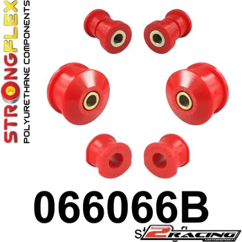 Silentblok nápravy Komplet přední silentbloky kit 066066B (Komplet přední polyuretanové lůžko silentbloky kit)