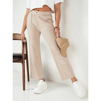 Dámské kalhoty Dámské kalhoty teplákové AXEL Barva béžová DSTREET DStreet krémová 2662544