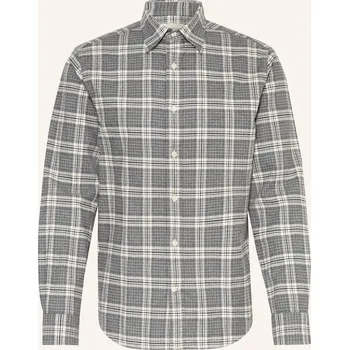 Pánská košile Gant Pánská Flanelová Košile Regular Fit, režná / šedá /...