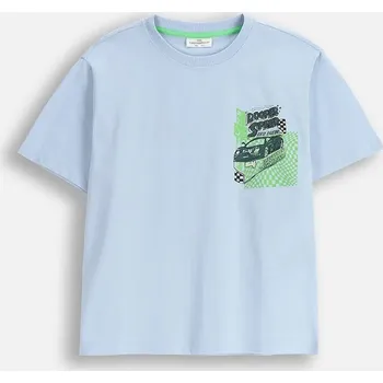 Chlapecké tričko Dětské bavlněné tričko Coccodrillo ZC5143202VBA modrá 05X, vel. 122