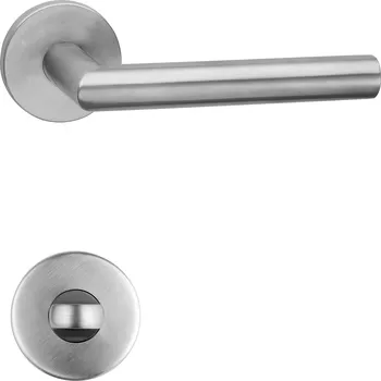 Dveřní kování COBRA spol. s r.o. Kování rozetové LENKA nerez klika/klika, rozeta kulatá WC