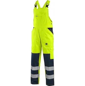 montérky CXS Zahradníky NORWICH, výstražné, pánské, žluto - modré, vel. 66