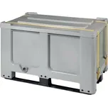 Plastový box s UN kódem, víkem a popruhy 520 l.