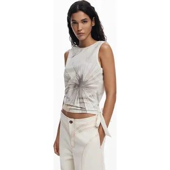 Dámské tričko Dámské triko DESIGUAL 25WWTK21 1006 TS BRUMA Velikost: XL