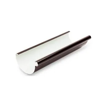 okap PLASTOVÉ OKAPY Žlab podokapní 110mm délka 4m hnědý