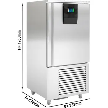 Mraznička G.Gastro Šokový mrazák 10x GN 1/1 - 600x400 mm