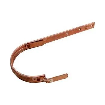 okap OKAPY Měď Žlabový hák lisovaný celoměděný 250/430 mm