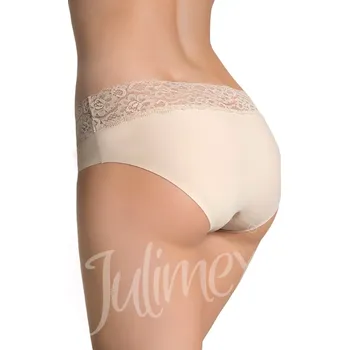Dámské oblečení Dámské kalhotky HIPSTER PANTY - JULIMEX béžová L