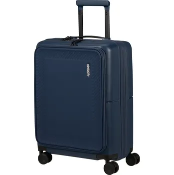American Tourister Dashpop Frontloader Spinner Rozšiřitelný TSA 55cm Modrý Midnight Blue