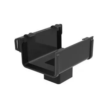 okap Plastové OKAPY - Kotlík HRANATÝ 135/70x80mm grafitový