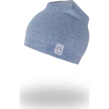 Čepice Little Angel Čepice hřejivá - modrý melír Velikost: 5 | 49-53 cm