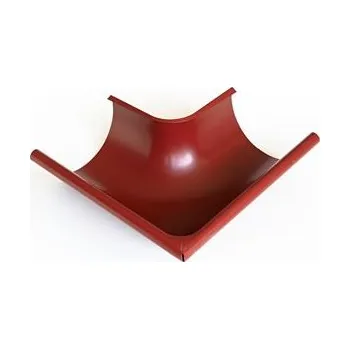 okap OKAPY Žlabový roh vnější 250mm tmavě červený