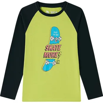 Chlapecké triko Wolf & Wolfie S2533A sv. zelené