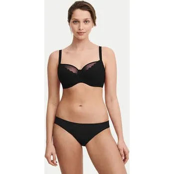 Podprsenka Chantelle Podprsenka s kosticemi Floral Touch C94210 Černá 80G