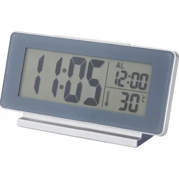 Hodiny Budík IKEA šedý 16,5 cm