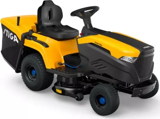 Bateriový zahradní traktor STIGA Estate 584e včetně baterie + deflektor zdarma Akumulátorové