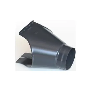 okap OKAPY Žlabový kotlík 330mm/svod 120mm grafitový