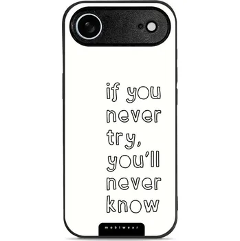 Pouzdro na mobilní telefon Lesklý kryt Mobiwear Glossy - Apple iPhone Air - G075G Never know (Prémiové lesklé pouzdro, obal, kryt Mobiwear Glossy na mobil Apple iPhone Air - G075G Never know, materiál Plast + TPU silikon - krytí po všech stranách, neošoupatelný potisk, tenké)