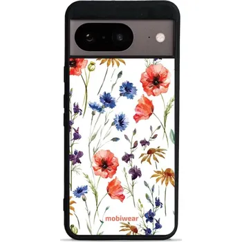 Lesklý kryt Mobiwear Glossy - Google Pixel 8 - G032G - Luční kvítí (Prémiové lesklé pouzdro, obal, kryt Mobiwear Glossy na mobil Google Pixel 8 - G032G - Luční kvítí, materiál Plast + TPU silikon - krytí po všech stranách, neošoupatelný potisk, tenké)