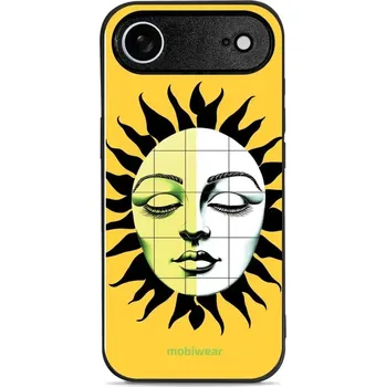 Pouzdro na mobilní telefon Lesklý kryt Mobiwear Glossy - Apple iPhone Air - G056G Tvář slunce (Prémiové lesklé pouzdro, obal, kryt Mobiwear Glossy na mobil Apple iPhone Air - G056G Tvář slunce, materiál Plast + TPU silikon - krytí po všech stranách, neošoupatelný potisk, tenké)
