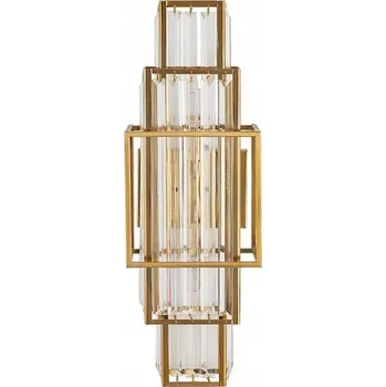 Nástěnné svítidlo Bordeaux - křišťálové nástěnné svítidlo, velké zlaté 58 cm