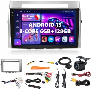 Mobilní telefon AUTORÁDIO S ANDROID 13 TOYOTA COROLLA VERSO 2004-2009 CARPLAY LTE SIM 8GB/256GB