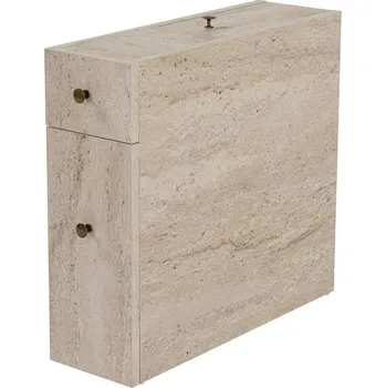 Skříňka do koupelny Calencia Travertine, béžová