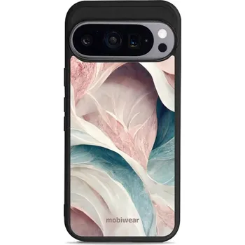 Pouzdro na mobilní telefon Lesklý kryt Mobiwear Glossy - Google Pixel 9 Pro - G026G - Růžový a zelenkavý mramor (Prémiové lesklé pouzdro, obal, kryt Mobiwear Glossy na mobil Google Pixel 9 Pro - G026G - Růžový a zelenkavý mramor, materiál Plast + TPU silikon - krytí po všech)