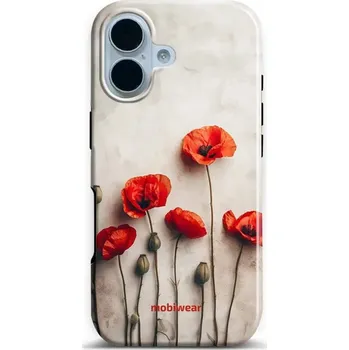 Pouzdro na mobilní telefon Odolný obal Mobiwear Elite Pro - Apple iPhone 17 - EP42E Vlčí máky (Odolné pouzdro, obal kryt Mobiwear Elite Pro - maximální ochrana mobilu Apple iPhone 17, zesílené hrany, přesné výřezy, pohodlné držení, odolná grafika, kvalitní materiály)