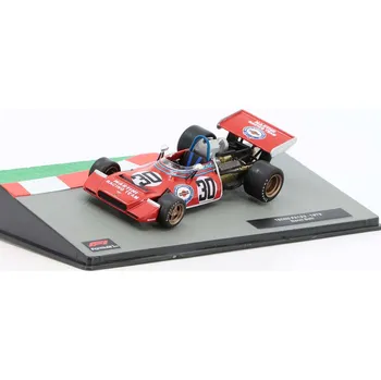 autíčko Tecno PA123 Team Martini Racing #30 Season 1972 Nanni Galli 1:43 - Edicola Tecno PA123 F1 #30 - kovový model auta 1/43
