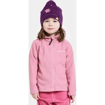 Dětská fleecová mikina Didriksons Monte light heather pink velikost 130