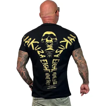 Pánské triko Yakuza VIP Skull Tree TSB 23064 Black velikost: S