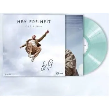 Zahraniční hudba LP Oli.P: Hey Freiheit - Das Album CLR | LTD | NUM 2023 Numbered Signiert Coloured Blue Transparent Vinyl Limited Edition