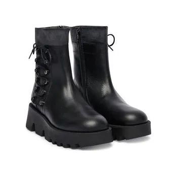 Dámské kozačky Polokozačky Fly London Zakufly P145313000 Černá 39