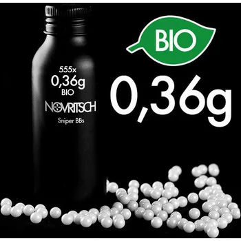 Airsoftová kulička Airsoftové kuličky Novritsch BIO 0,36g, 555bb