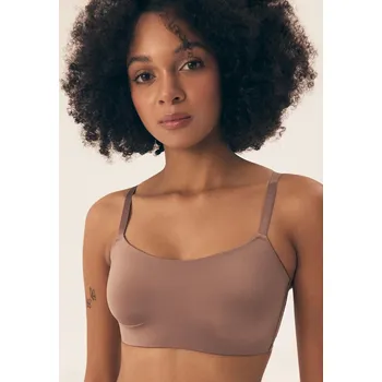 Podprsenka Henderson Ladies Bezešvá podprsenka Bass 42851 Bass Velikost: XL, Barva: Kávová