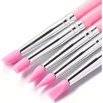 Sada 5 ks silikonových štětců