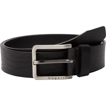 Opasek Kožený pánský opasek Bugatti Lucius - černá